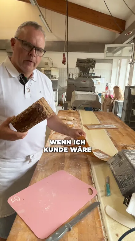 Beispiel für ein Kurzvideo im Social-Media-Profil eines Betriebs