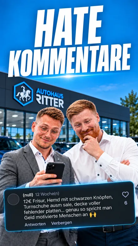 Beispiel für ein Kurzvideo im Social-Media-Profil eines Betriebs